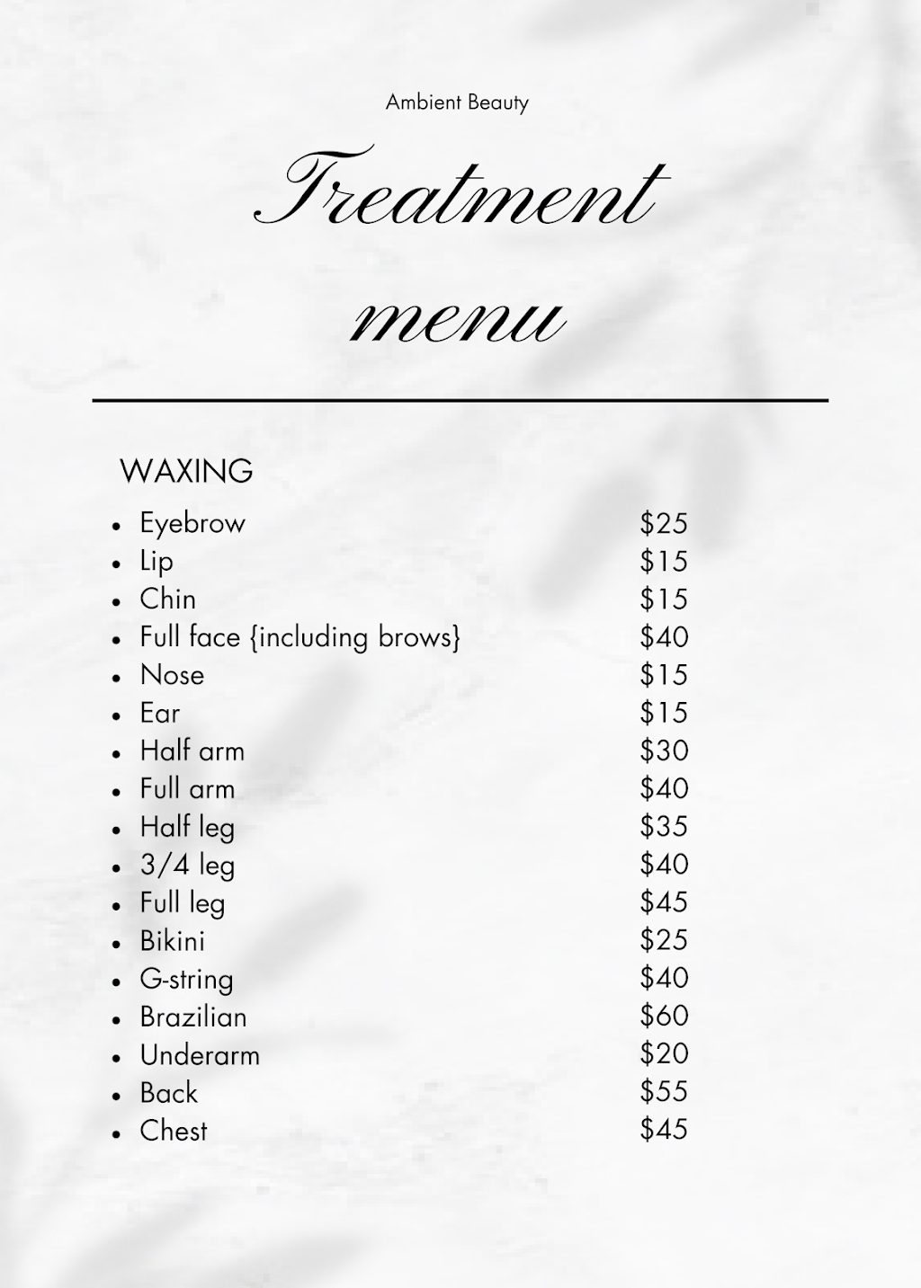 Ambient Beauty | 11 ILFRACOMBE Wy, Paynesville VIC 3880, Australia | Phone: 0447 550 744