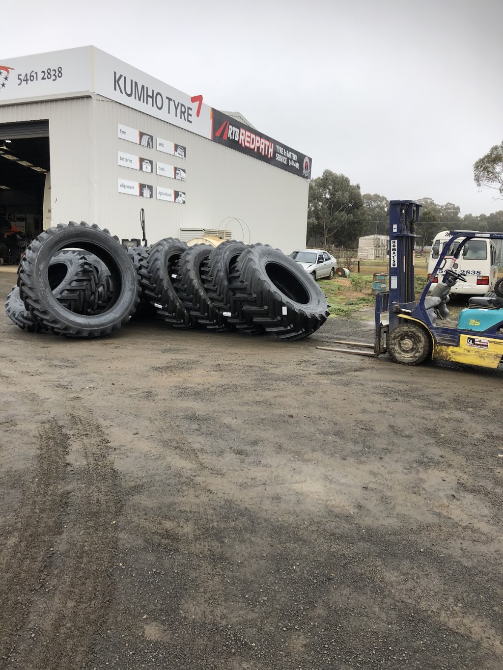 Redpath tyre and battery service | 28 Derby Rd, Maryborough VIC 3465, Australia | Phone: (03) 5461 4485