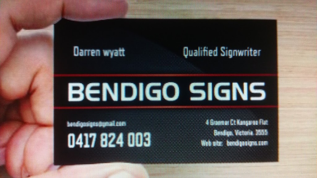 Bendigo Signs | store | 4 Graemar Ct Kangaroo Flat, Bendigo VIC 3555, Australia | 0417824003 OR +61 417 824 003