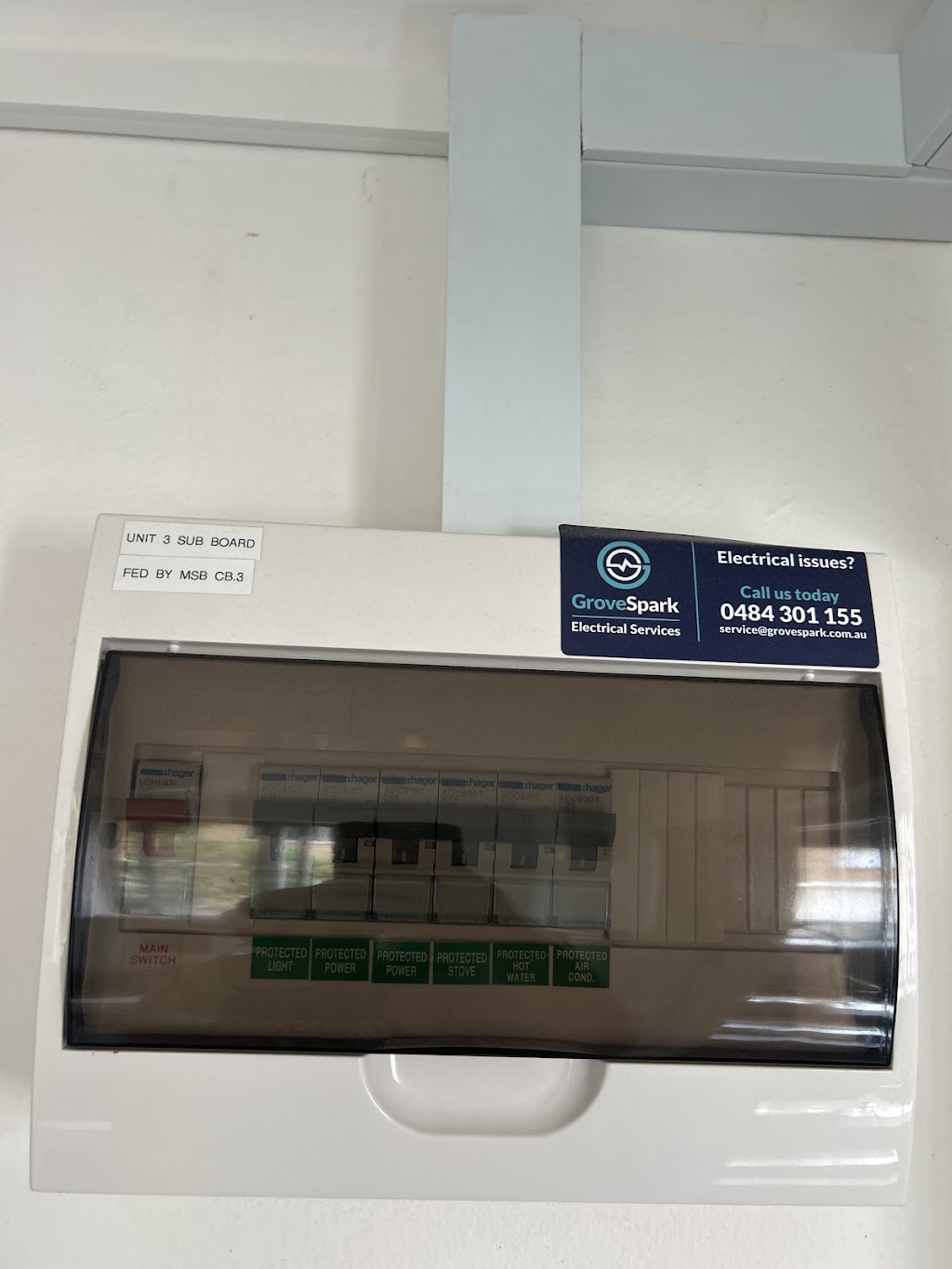 Grove Spark Electrical Services Macquarie Park | Unit 5/1 Talavera Rd, Macquarie Park NSW 2113, Australia | Phone: 0484 301 155