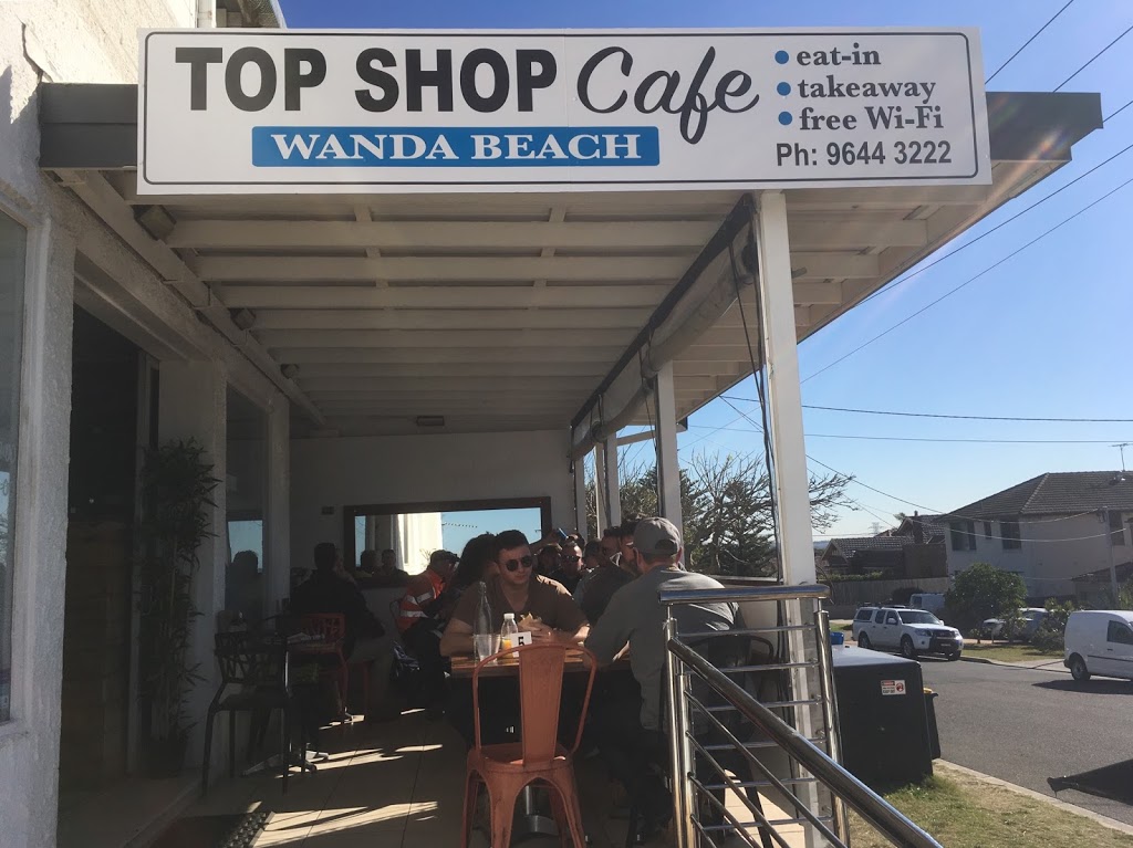 Top Shop Cafe - Wanda Beach | cafe | 35 Mitchell Rd, side of corner, Links Ave, Cronulla NSW 2230, Australia | 0295443222 OR +61 2 9544 3222