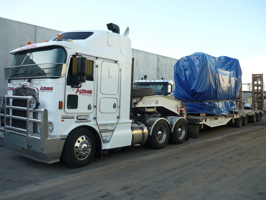 Alltrans Heavy Haulage | moving company | 106 Levels Rd, Cavan SA 5094, Australia | 0419134725 OR +61 419 134 725