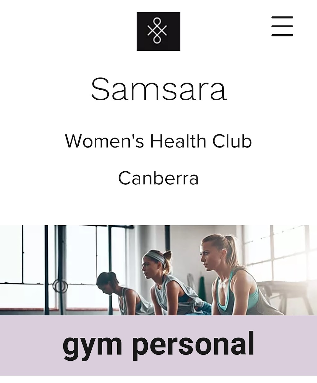 Samsara Womens Health Club Canberra | 33 Gartside St, Wanniassa ACT 2903, Australia | Phone: (02) 6296 7174