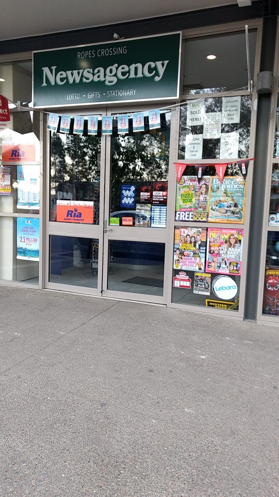Ropes Crossing Newsagency | store | Shop 6/8 Central Pl, Ropes Crossing NSW 2760, Australia | 0298332783 OR +61 2 9833 2783