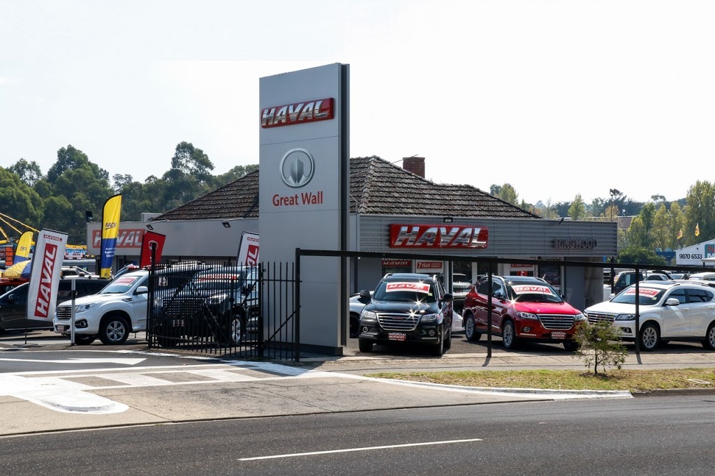 Ringwood HAVAL and Great Wall | 415 Maroondah Hwy, Ringwood VIC 3134, Australia | Phone: (03) 9876 0088