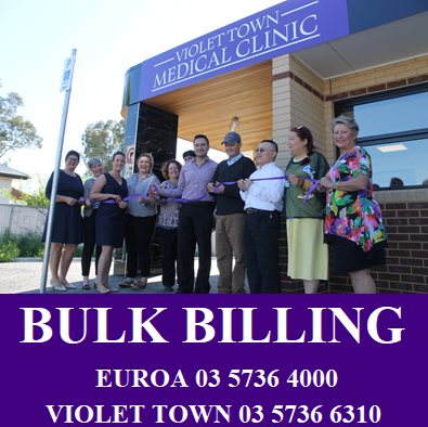 Violet Town Medical Clinic | hospital | 31 Weir St, Euroa VIC 3666, Australia | 0357364000 OR +61 3 5736 4000
