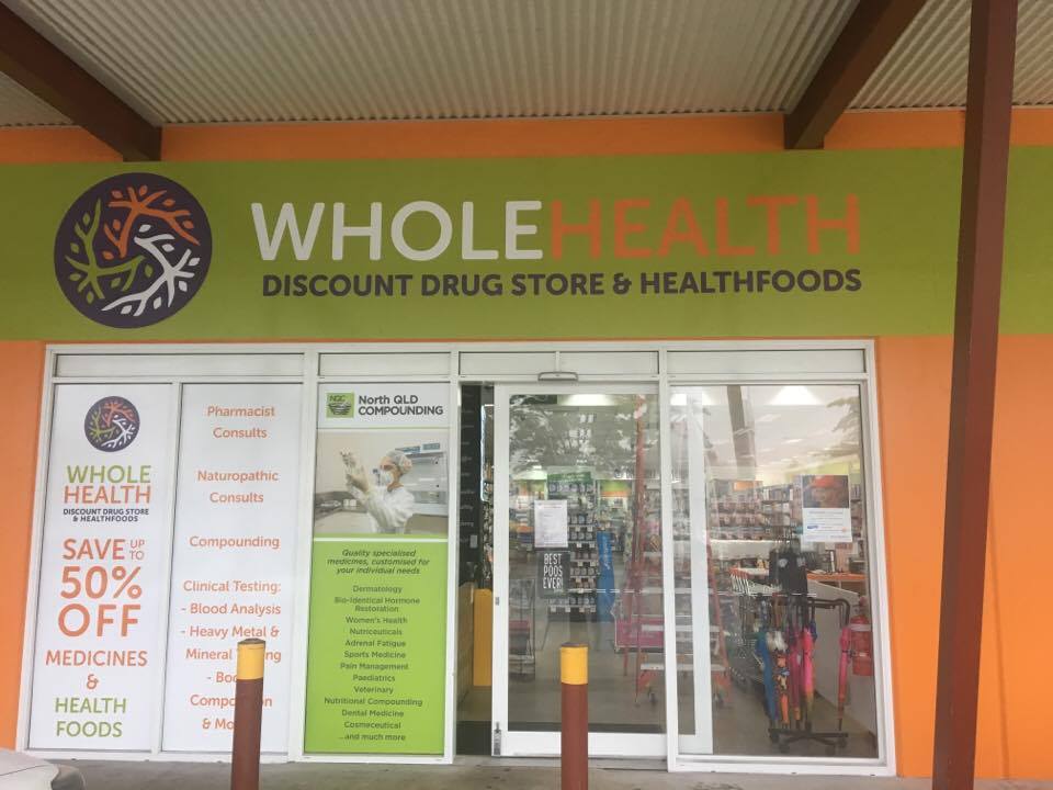 Wholehealth Pharmacy and Healthfoods | Piccone’s Shopping Village 27, 159-161 Pease St, Manoora QLD 4870, Australia | Phone: (07) 4053 2883