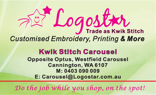 Kwik Stitch | store | Kiosk 116, Westfield Carousel, 1382 Albany Hwy, Cannington WA 6107, Australia | 0403090009 OR +61 403 090 009