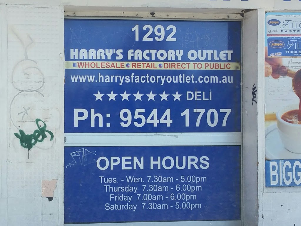 Harrys Factory Outlet | 1292 Centre Rd, Clayton VIC 3168, Australia | Phone: (03) 9544 1707