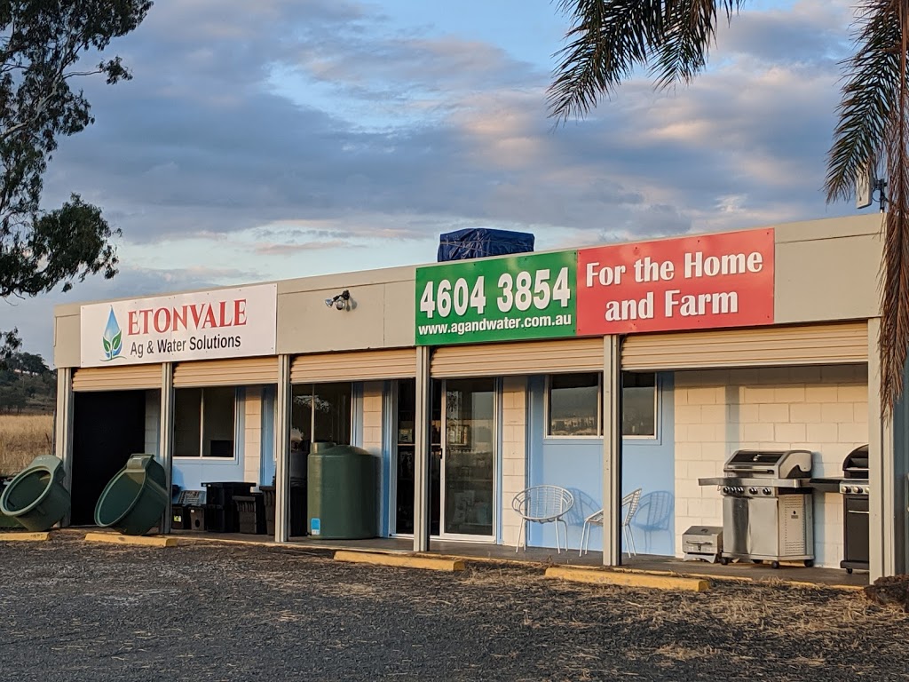 Etonvale Ag & Water Solutions | home goods store | 13649 New England Hwy, Cambooya QLD 4358, Australia | 0746043854 OR +61 7 4604 3854