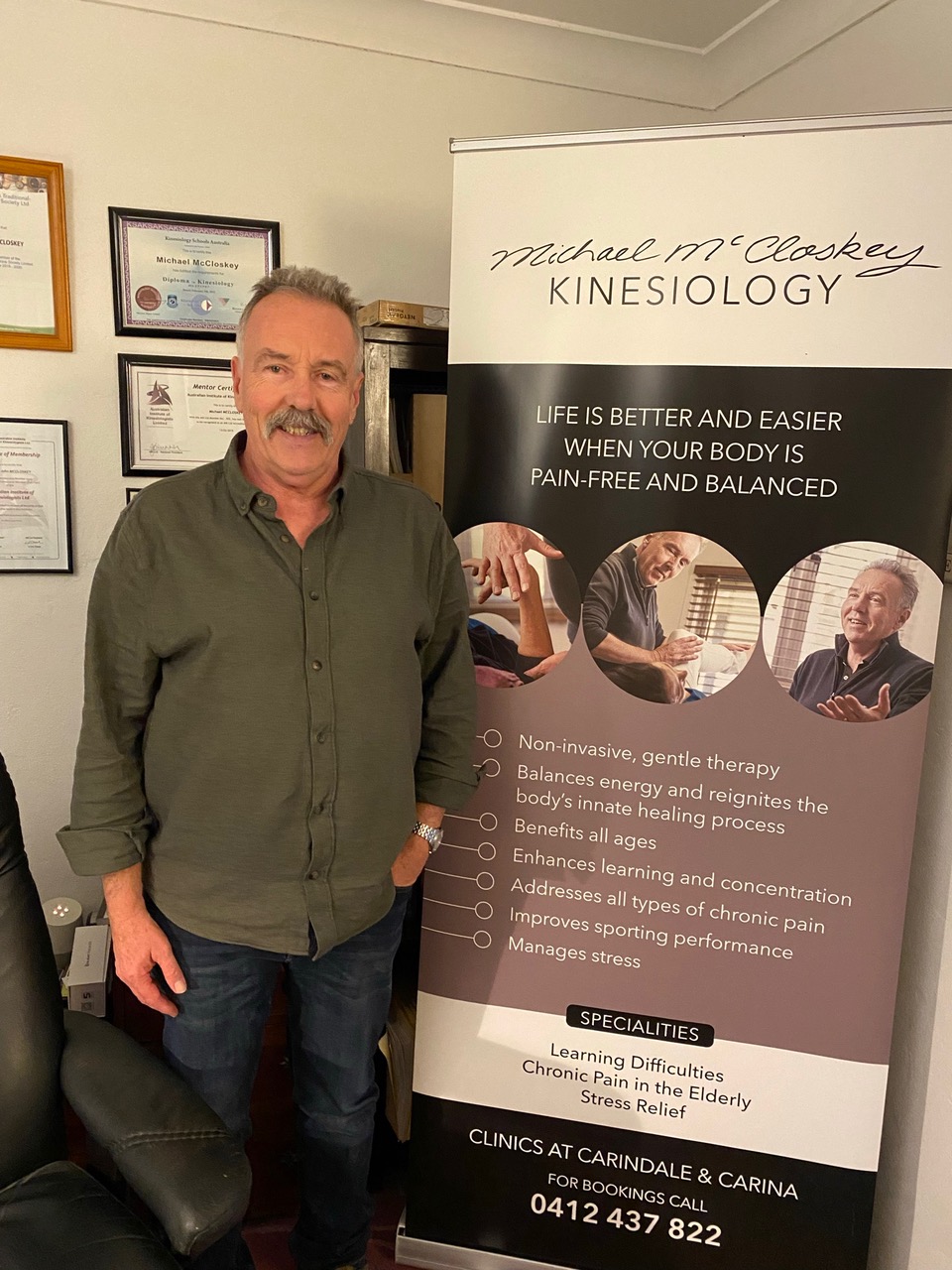 Michael McCloskey Kinesiology | 34 Edred St, Carindale QLD 4152, Australia | Phone: 0412 437 822