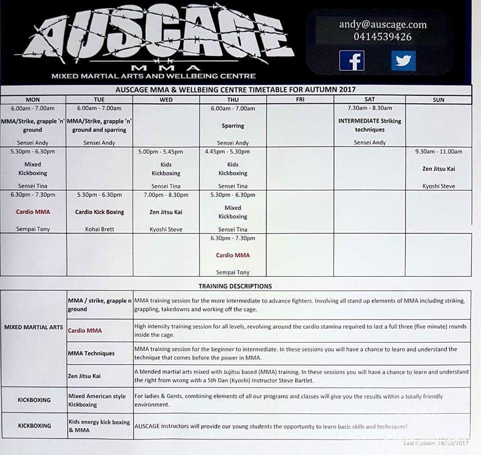 AusCage MMA and Wellbeing Centre | gym | 1/8 Clare-Mace Cres, Berkeley Vale NSW 2261, Australia | 0414539426 OR +61 414 539 426