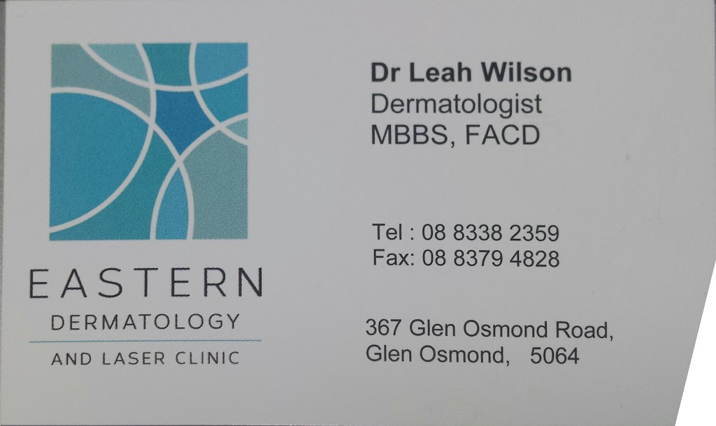 Dr Leah Wilson | 367 Glen Osmond Rd, Glen Osmond SA 5064, Australia | Phone: (08) 8338 2359