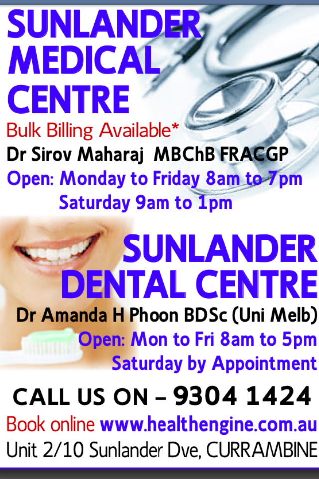 Sunlander Medical Centre | health | 10 Sunlander Dr, Currambine WA 6028, Australia | 0893041424 OR +61 8 9304 1424