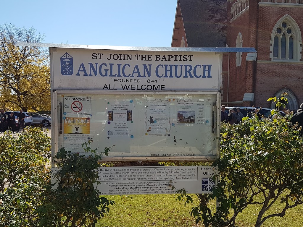 St John the Baptist Anglican Church | church | 6 Church St, Mudgee NSW 2850, Australia | 0263721126 OR +61 2 6372 1126