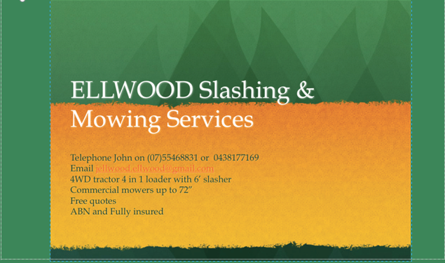 Slasher & Mowing Services | Alfred Rd, Stockleigh QLD 4280, Australia | Phone: 0438 177 169