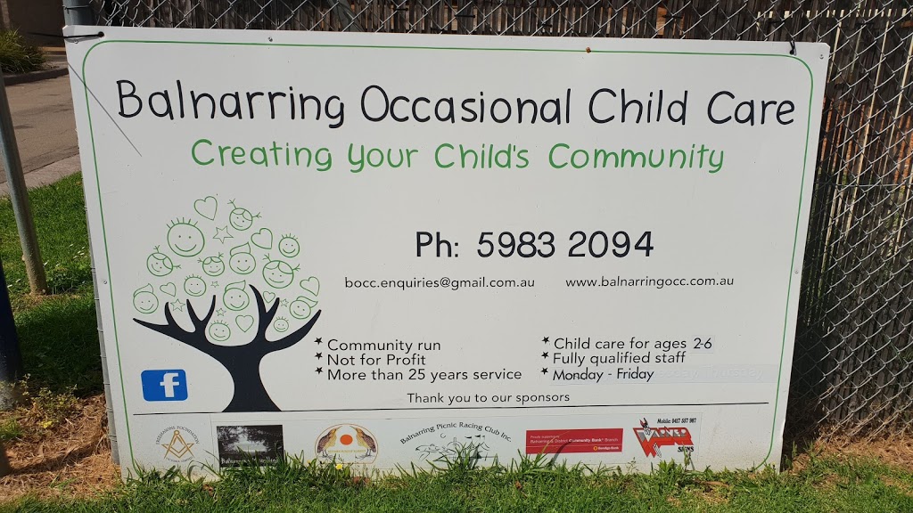 Balnarring Community Child Care Centre | 3045 Frankston - Flinders Rd, Balnarring VIC 3926, Australia | Phone: (03) 5983 2094