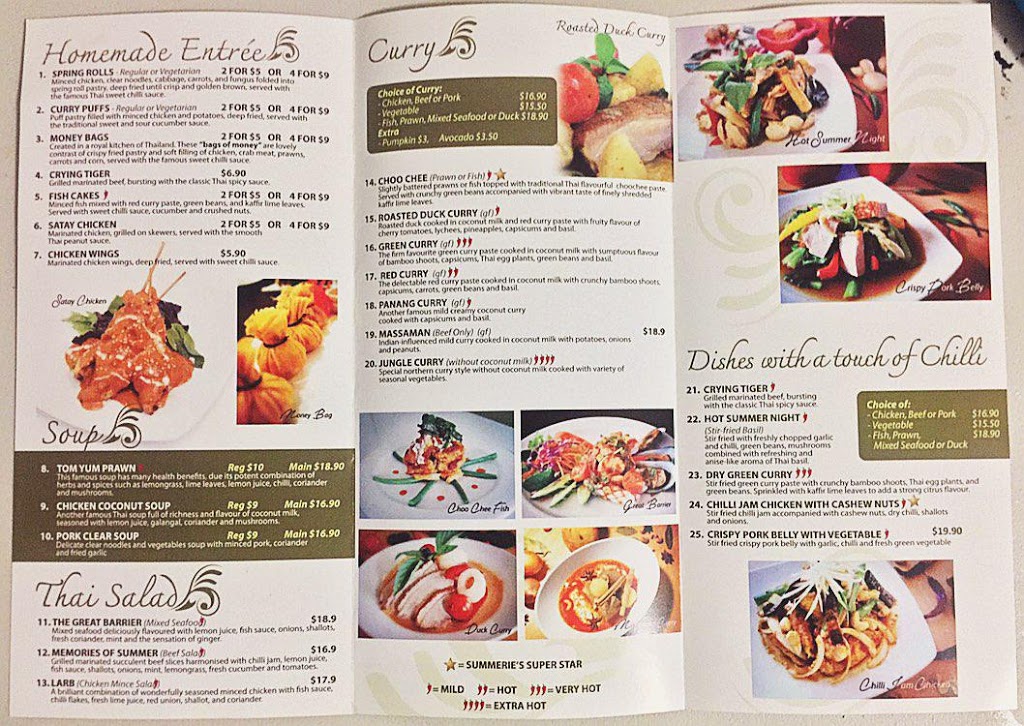 Summeries Authentic Thai Cuisine | restaurant | 11 Kokoda St, Idalia QLD 4811, Australia | 0747784762 OR +61 7 4778 4762