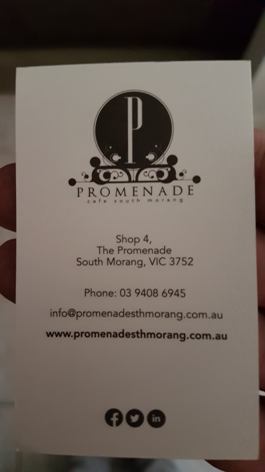 The promenade | cafe | 1 The Promenade, South Morang VIC 3752, Australia | 0394086945 OR +61 3 9408 6945
