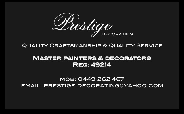 Prestige Decorating | painter | 17 Pardalote Way, Tapping WA 6065, Australia | 0449262467 OR +61 449 262 467