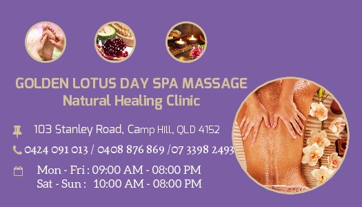 Golden Lotus Day Spa Massage | spa | 103 Stanley Rd, Camp Hill QLD 4152, Australia | 0424091013 OR +61 424 091 013