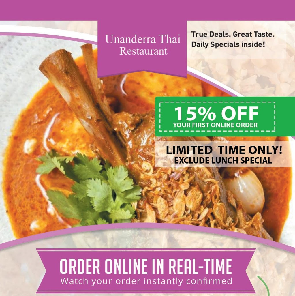 Unanderra Thai Restaurant | meal delivery | 127 Princes Hwy, Unanderra NSW 2526, Australia | 0242713844 OR +61 2 4271 3844