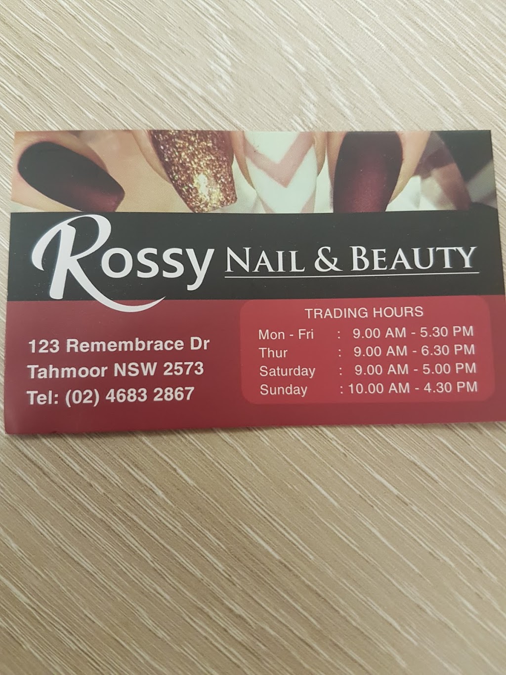 Rossy Nail & Beauty | beauty salon | Tahmoor NSW 2573, Australia | 0246832867 OR +61 2 4683 2867