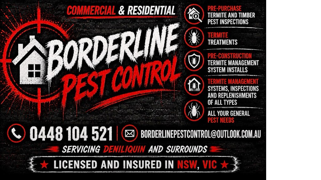 Borderline Pest Control | Victoria St, Deniliquin NSW 2710, Australia | Phone: 0448 104 521