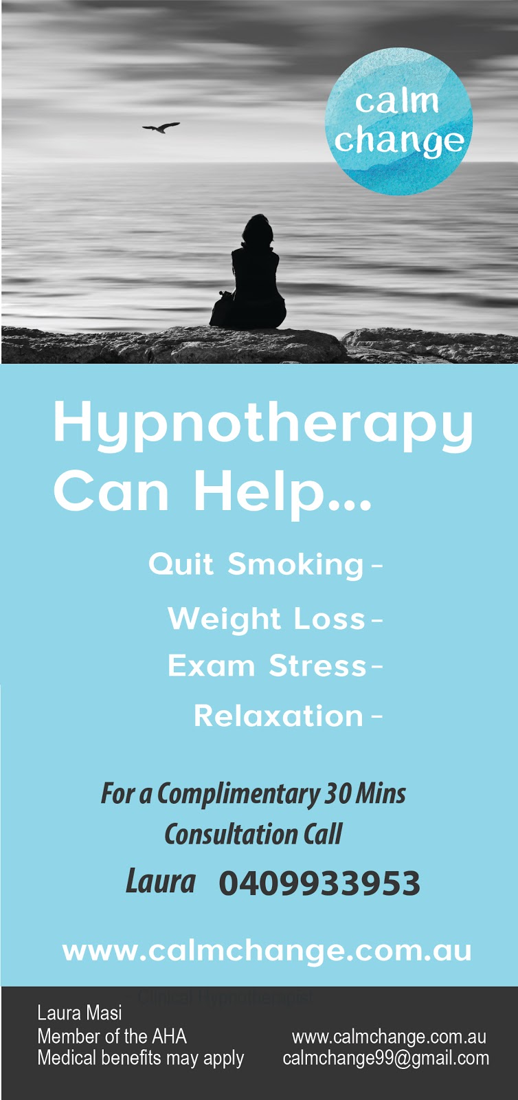 Calm Change Hypnotherapy, Weight Loss & Quit Smoking | 6 Through St, Hawthorn VIC 3122, Australia | Phone: 0409 933 953