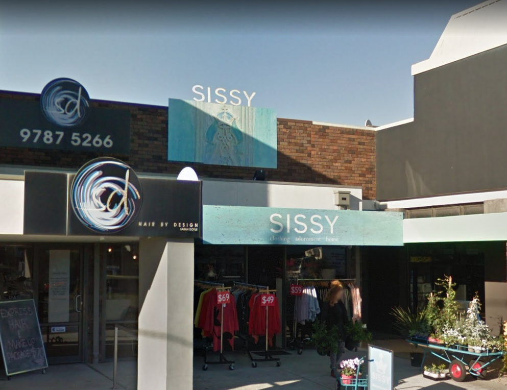 Sissy Mt Eliza | 65A Mount Eliza Way, Mount Eliza VIC 3930, Australia | Phone: (03) 9775 2477