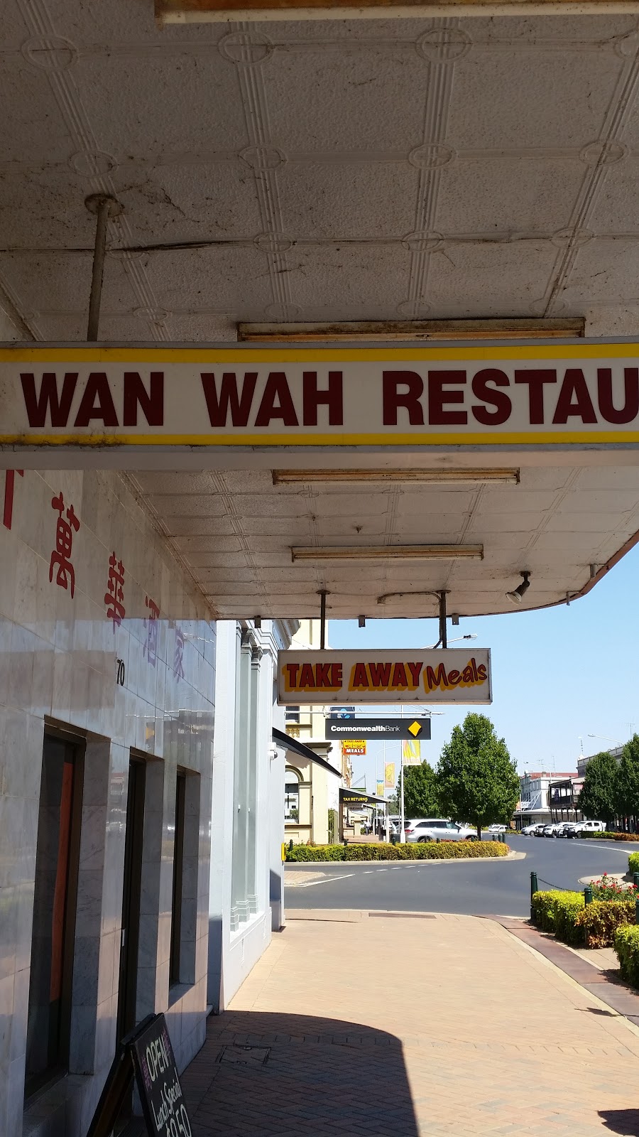 Wan Wah Chinese Restaurant | restaurant | 70 Lachlan St, Forbes NSW 2871, Australia | 0268522161 OR +61 2 6852 2161