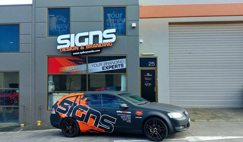 SPIKEY Media - Signs, Design & Branding | 25/756 Burwood Hwy, Ferntree Gully VIC 3156, Australia | Phone: (03) 9758 4225