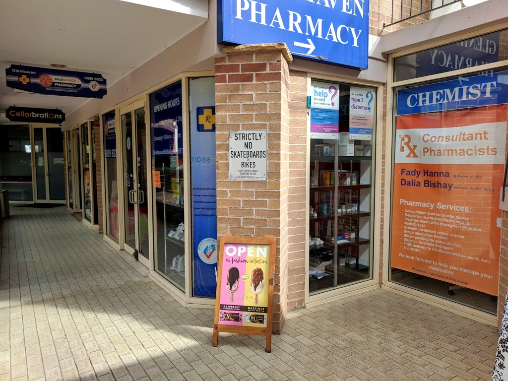 GlenHaven MediADVICE PHARMACY | pharmacy | 4/78 Glenhaven Rd, Glenhaven NSW 2156, Australia | 0298998822 OR +61 2 9899 8822