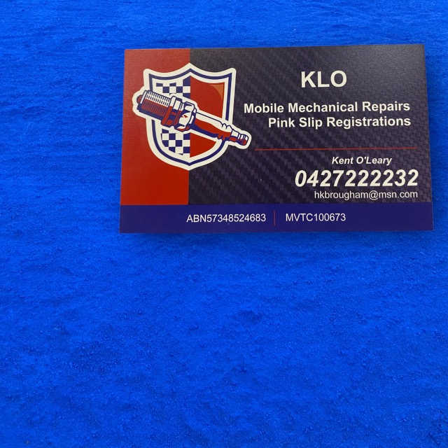 KLO Mobile Mechanic and Pink Slip | car repair | 44 Logan St, Eglinton NSW 2795, Australia | 0427222232 OR +61 427 222 232