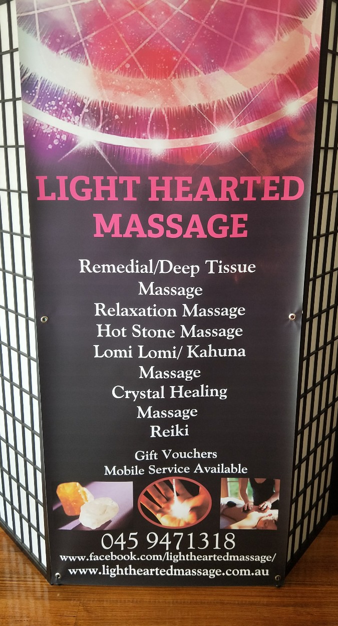 Light Hearted Massage | 7 Andrea Pl, Riverside TAS 7250, Australia | Phone: 0459 471 318