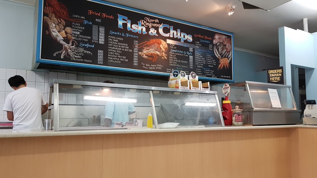 North Ringwood Fish and Chips | meal takeaway | 186 Warrandyte Rd, Ringwood North VIC 3134, Australia | 0398762945 OR +61 3 9876 2945