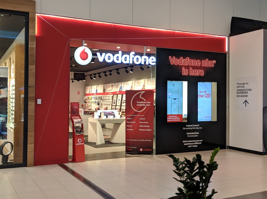 Vodafone (Waurn Ponds Shopping Centre 912 Shop) Opening Hours