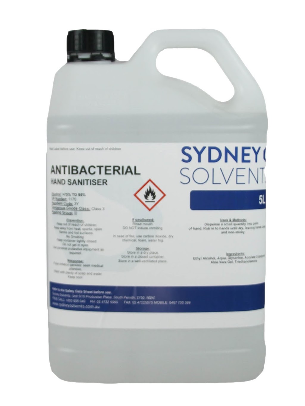 Sydney Solvents Pty Ltd |  | 3/10 Production Pl, Jamisontown NSW 2750, Australia | 0247225060 OR +61 2 4722 5060