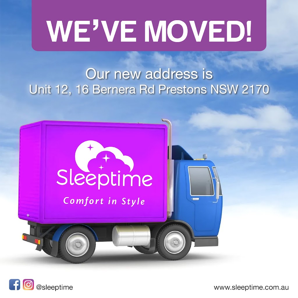 Sleeptime | car repair | Unit 12/16 Bernera Rd, Prestons NSW 2170, Australia | 1800753378 OR +61 1800 753 378