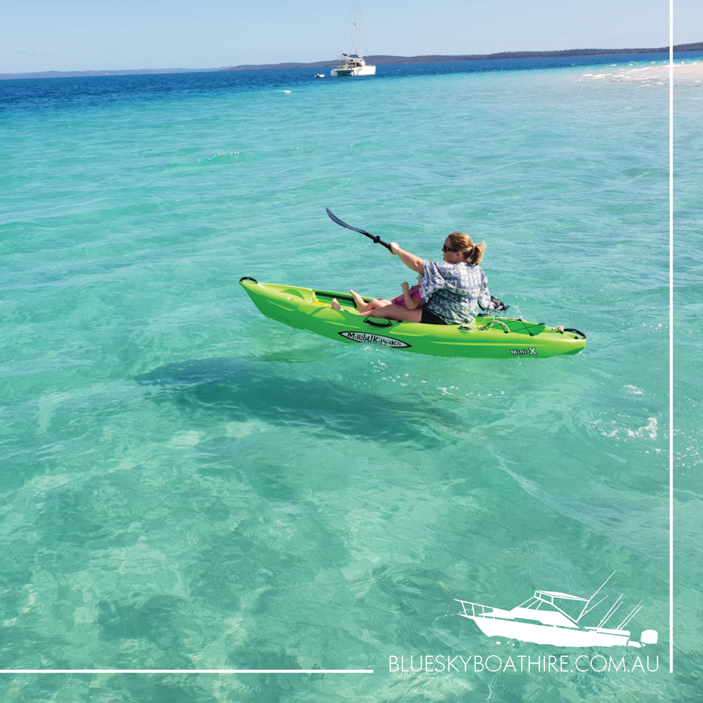 Blue Sky Boat Hire Hervey Bay | C/- Fishermans Wharf Marina, 864 Boat Harbour Dr, Urangan QLD 4655, Australia | Phone: 0402 676 047