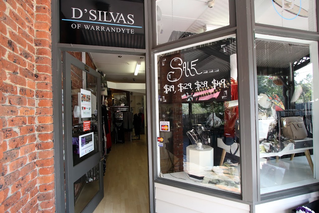 DSilvas of Warrandyte | clothing store | 2/252 Yarra St, Warrandyte VIC 3113, Australia | 0398444475 OR +61 3 9844 4475