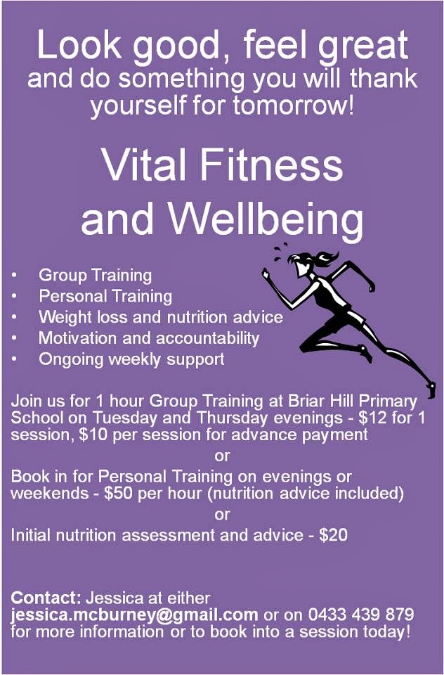 Vital Fitness and Wellbeing | 7 Glendale Rd, Briar Hill VIC 3088, Australia | Phone: 0433 439 879