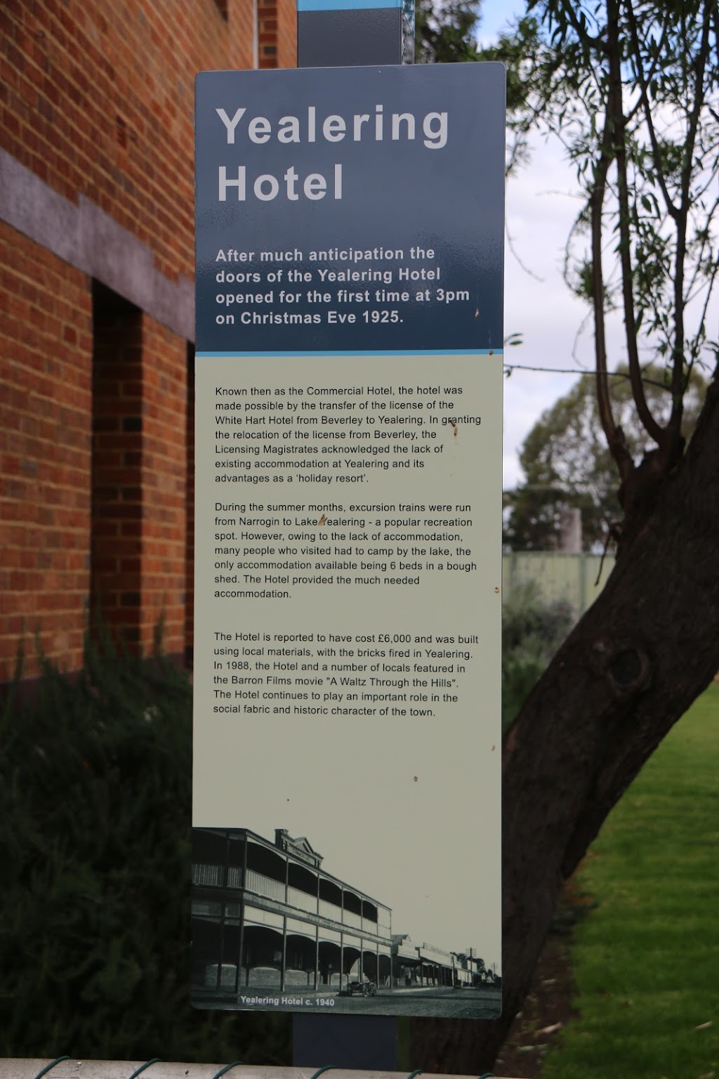 Yealering Hotel | 18 Dalton St, Yealering WA 6372, Australia | Phone: (08) 9888 7014