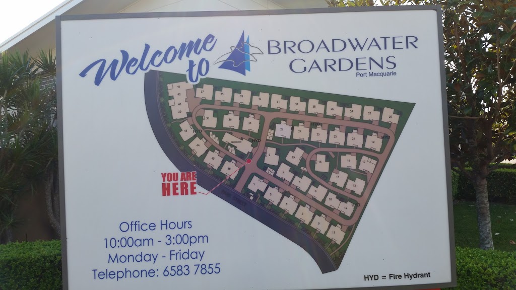Broadwater Gardens | 160 Park St, Port Macquarie NSW 2444, Australia | Phone: (02) 6583 7855