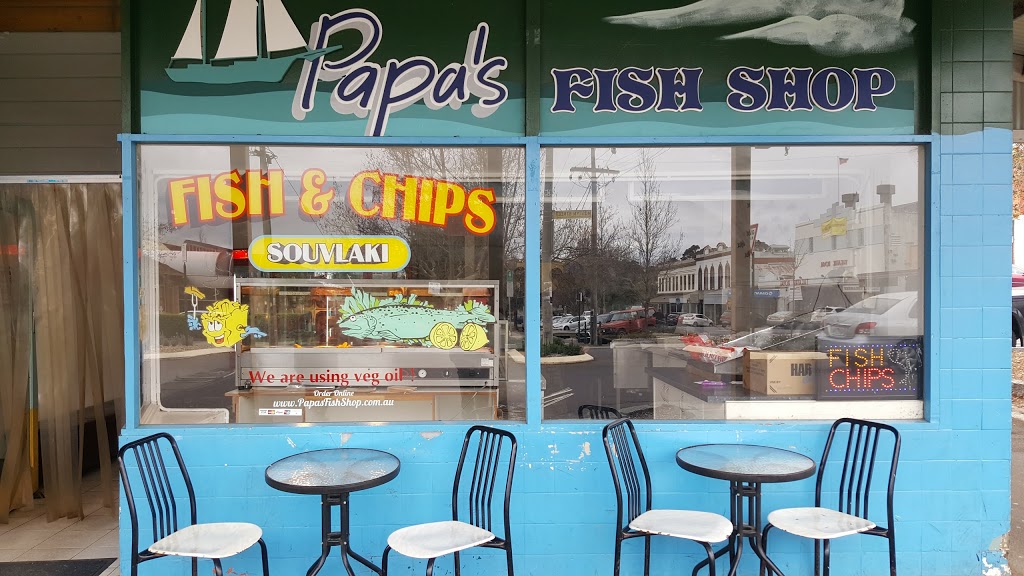 Papas Fish Shop | restaurant | 99 Mostyn St, Castlemaine VIC 3450, Australia | 0354722974 OR +61 3 5472 2974