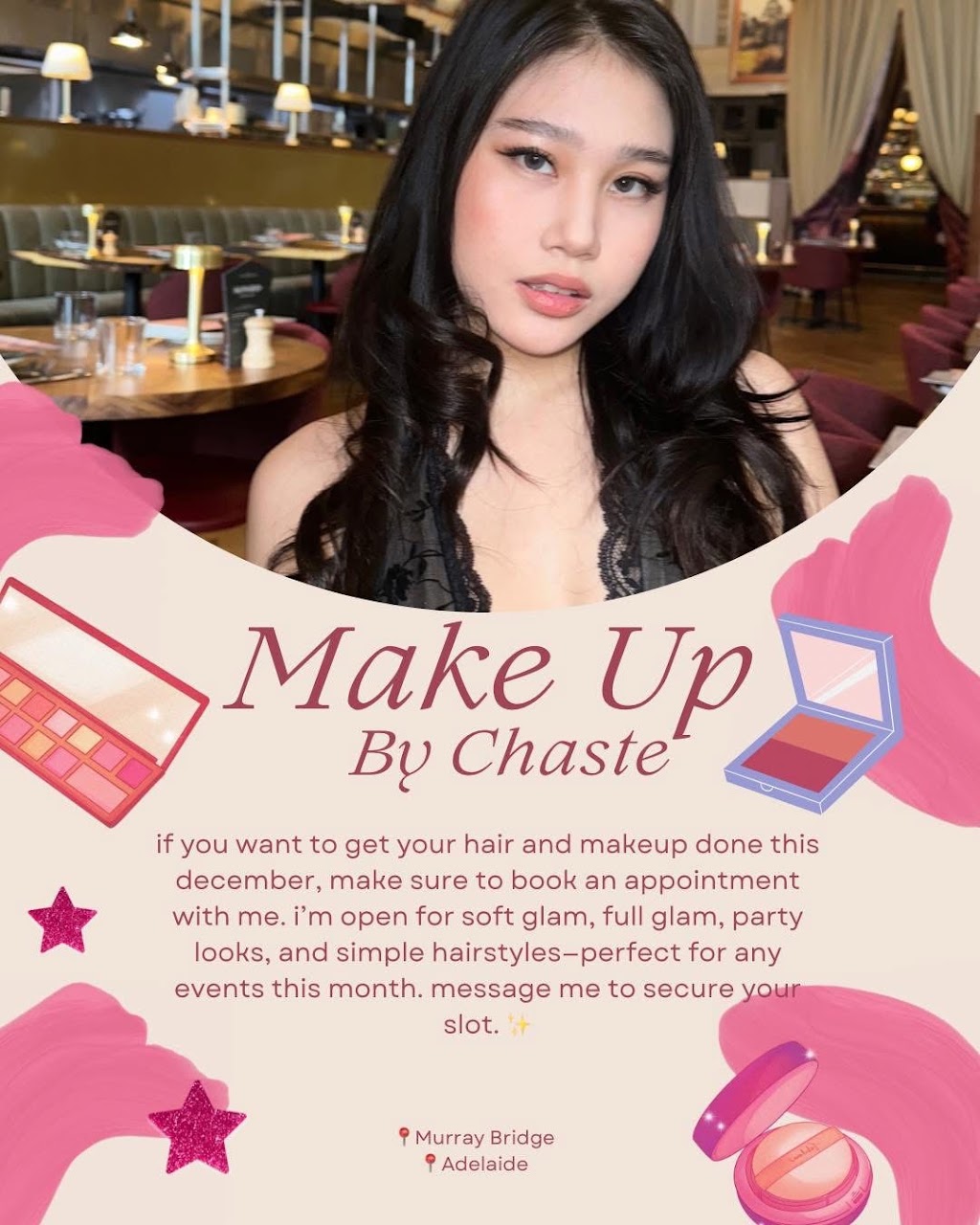 Makeupbychaste | 32 Todd Ave, Murray Bridge SA 5253, Australia | Phone: 0450 874 016