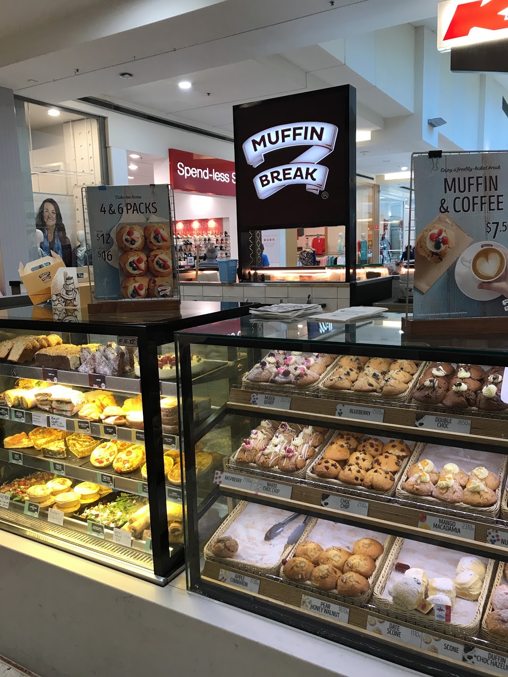 Muffin Break Burwood Westfield | bakery | 100 Burwood Rd, Burwood NSW 2134, Australia | 0297447362 OR +61 2 9744 7362