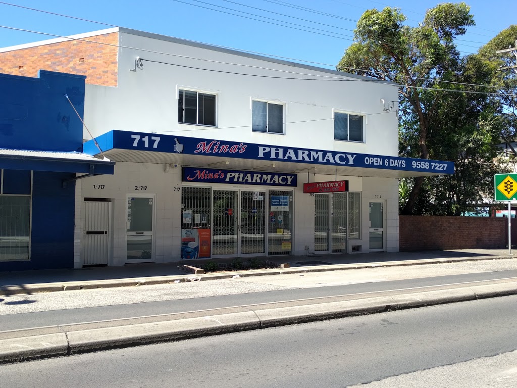 Minas Pharmacy | pharmacy | 717 New Canterbury Rd, Hurlstone Park NSW 2193, Australia | 0295587227 OR +61 2 9558 7227