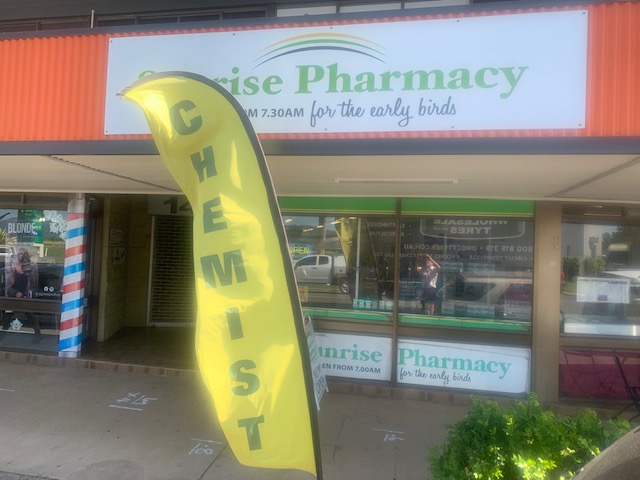 Sunrise Pharmacy | pharmacy | 140 Main St, Proserpine QLD 4800, Australia | 0749453333 OR +61 7 4945 3333