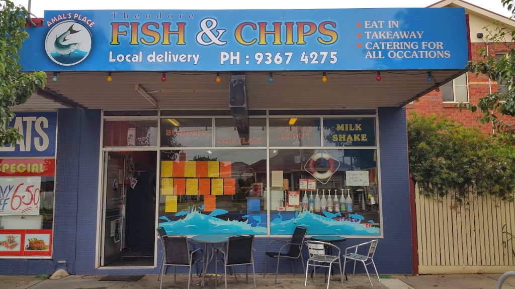 Theodore Fish & Chips Shop | meal takeaway | 59A Theodore St, St Albans VIC 3021, Australia | 0393674275 OR +61 3 9367 4275